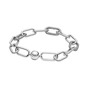 925 Sterling Silver Bracelet Set for Women – Cuban Link & Paperclip Chain Bracelets