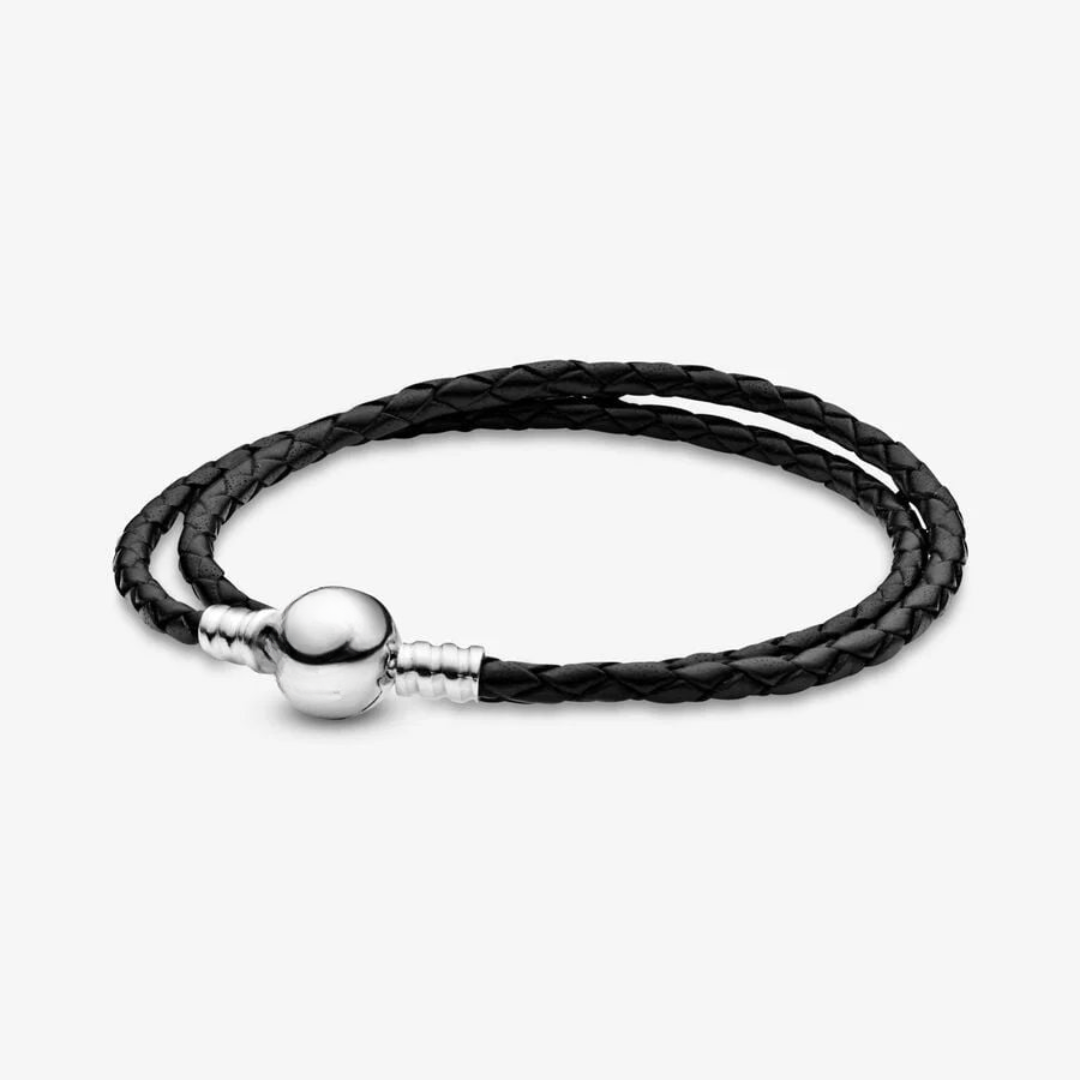 Pulsera con dijes de plata de ley 925