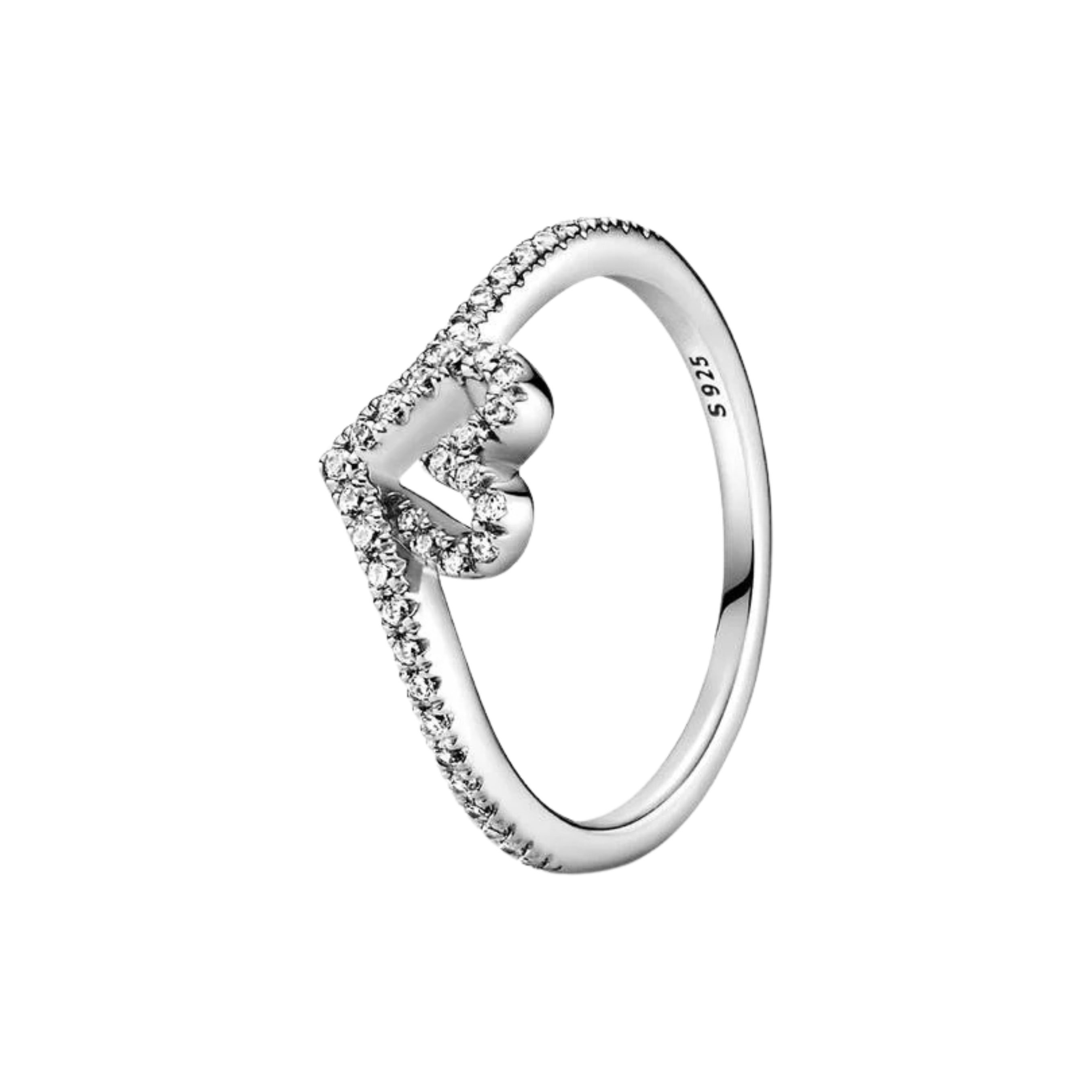 Women's Silver Tone Rings with Sparkling Cubic Zirconia – Elegant Stackable Rings, Heart, Flower, Crown & Emerald Green Stone Designs, Fashion Jewelry Gift for Her