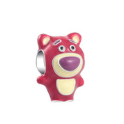 Cute Pig & Bear Character Charm Set | Cartoon Animal Bracelet Charms | Adorable Jewelry Beads