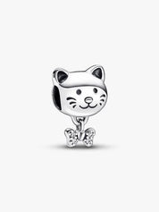 Family & Dreams Charm Collection – Moon, Cherry, Cat, Family & USA Heart Charms for Charm Bracelets