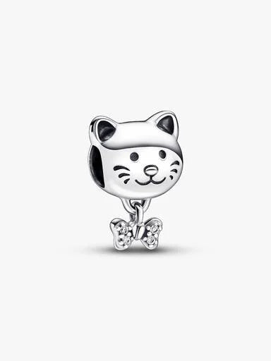 Family & Dreams Charm Collection – Moon, Cherry, Cat, Family & USA Heart Charms for Charm Bracelets