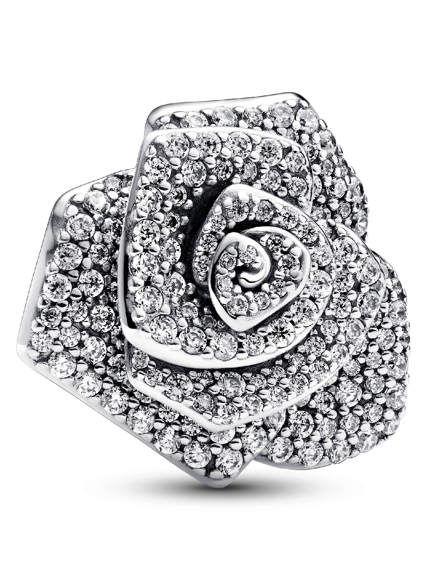 Elegant Flower Rose & Blue Butterfly Charms for Bracelets – Sparkling Silver Tone Jewelry Beads, Floral Charms for Women, DIY Bracelet Accessories