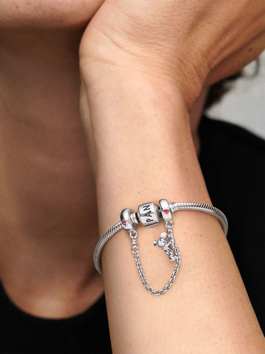Dije de cadena de seguridad de Mickey Mouse de Disney