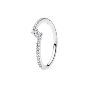 Women's Silver Tone Rings with Sparkling Cubic Zirconia – Elegant Stackable Rings, Heart, Flower, Crown & Emerald Green Stone Designs, Fashion Jewelry Gift for Her