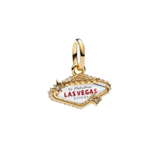 USA & New York Travel Charms for Bracelets – American Flag, NYC & Las Vegas Souvenir Charms