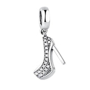 Charms variados de plata 925 para pulsera: viajes, hermana, música, bonitos charms colgantes, regalo para mujer