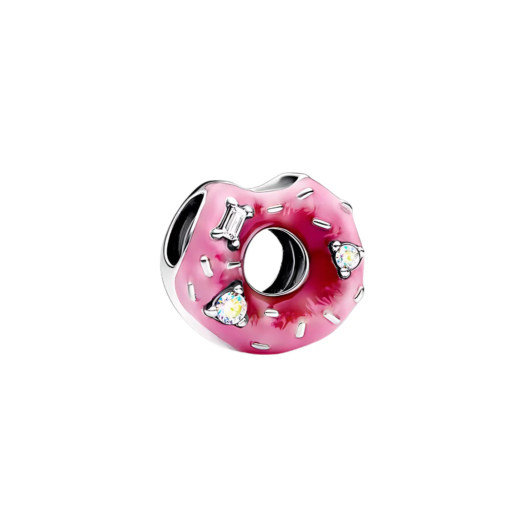 Set de dijes de plata de ley 925 mezclados – Lindos dijes de animales y frutas como fresas