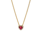Collares de plata de ley 925 con forma de corazón, mariposa y cinta