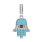 Charm de plata de ley 925 para pulsera: bonitos charms colgantes de corazón, mariposa, arcoíris y manzana, regalo para mujer.