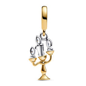 Abalorios de plata de ley 925 chapados en oro – Abalorios de amor, flores, mano de Fátima, madre e hija