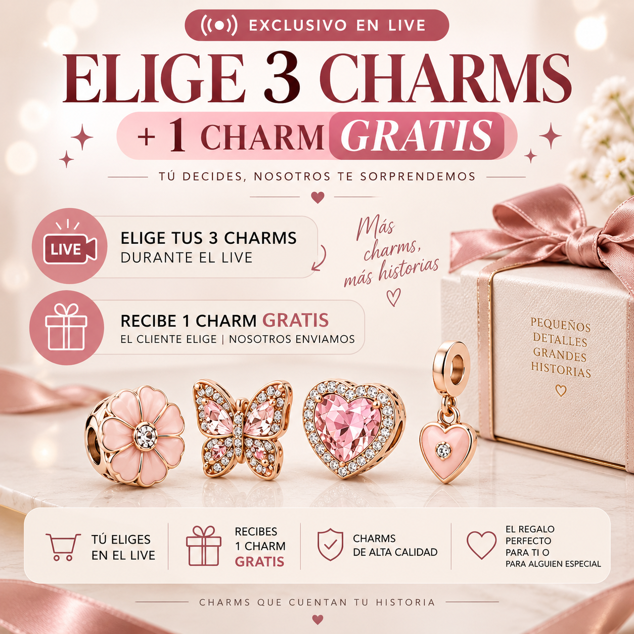 Paquete de Charms - Edicion Live