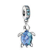 925 Plata Esterlina Dijes Colgantes – Cuentas Colgantes Elegantes y Coloridas con Diseños de Naturaleza y Fantasía