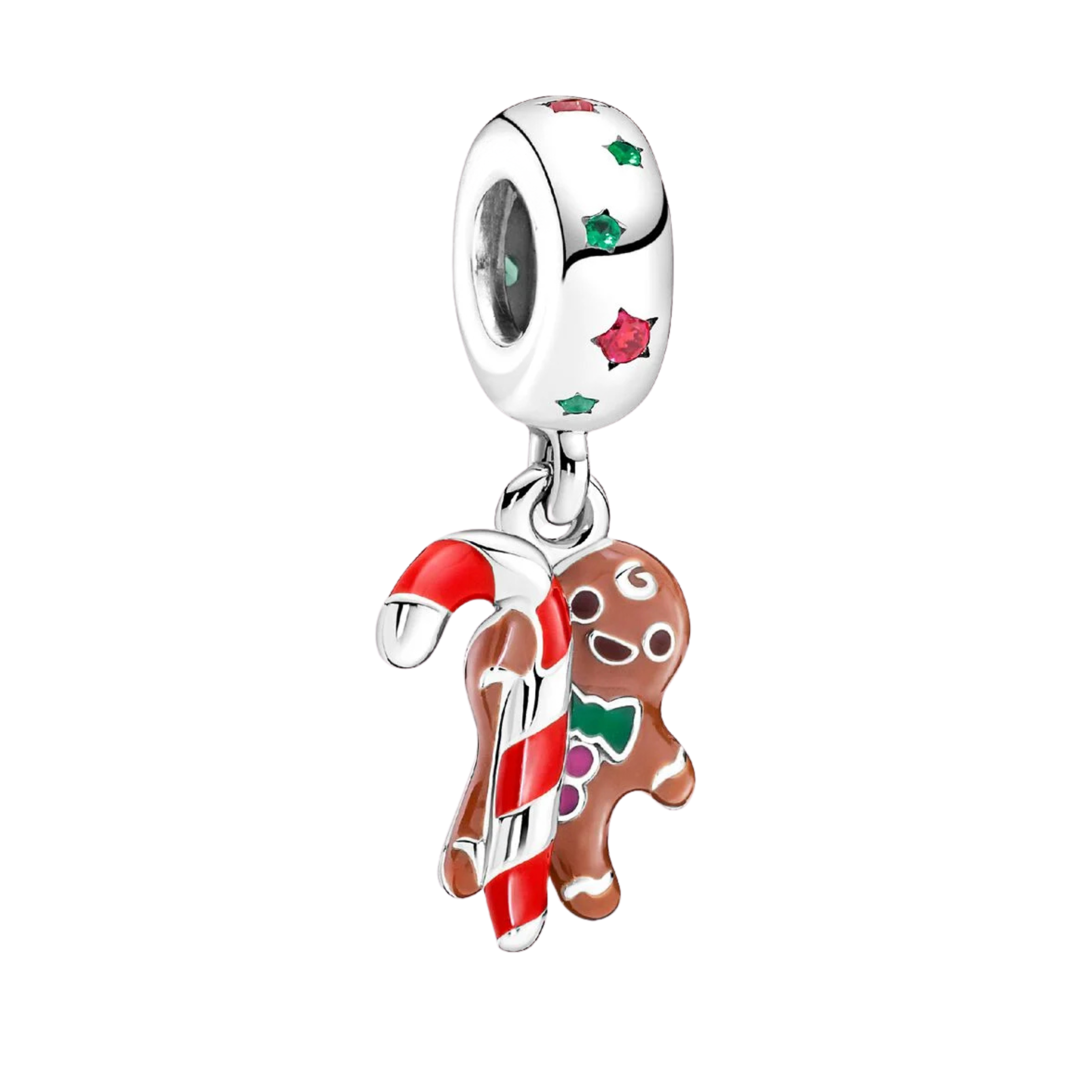Christmas Charms for Bracelets – Santa Claus, Christmas Tree, Snowflake, Gingerbread Man, Holiday Jewelry Beads