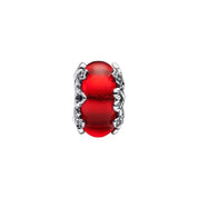 Red Heart & Liberty Abalorios de plata de ley 925 para pulsera