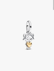 Dijes Colgantes de Plata de Ley 925 – Cuentas de Colgante Lindas con Temas Familiares, Amor y Simbólicos para Pulseras