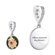 Medallón con foto personalizado: colgante con imagen de recuerdo para pulseras