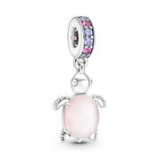 Abalorios de Animales y Mariposas
Plata de Ley 925 Bonitos – Gato, Tortuga, Pingüino y Abalorios de Flores para Pulseras de Charms