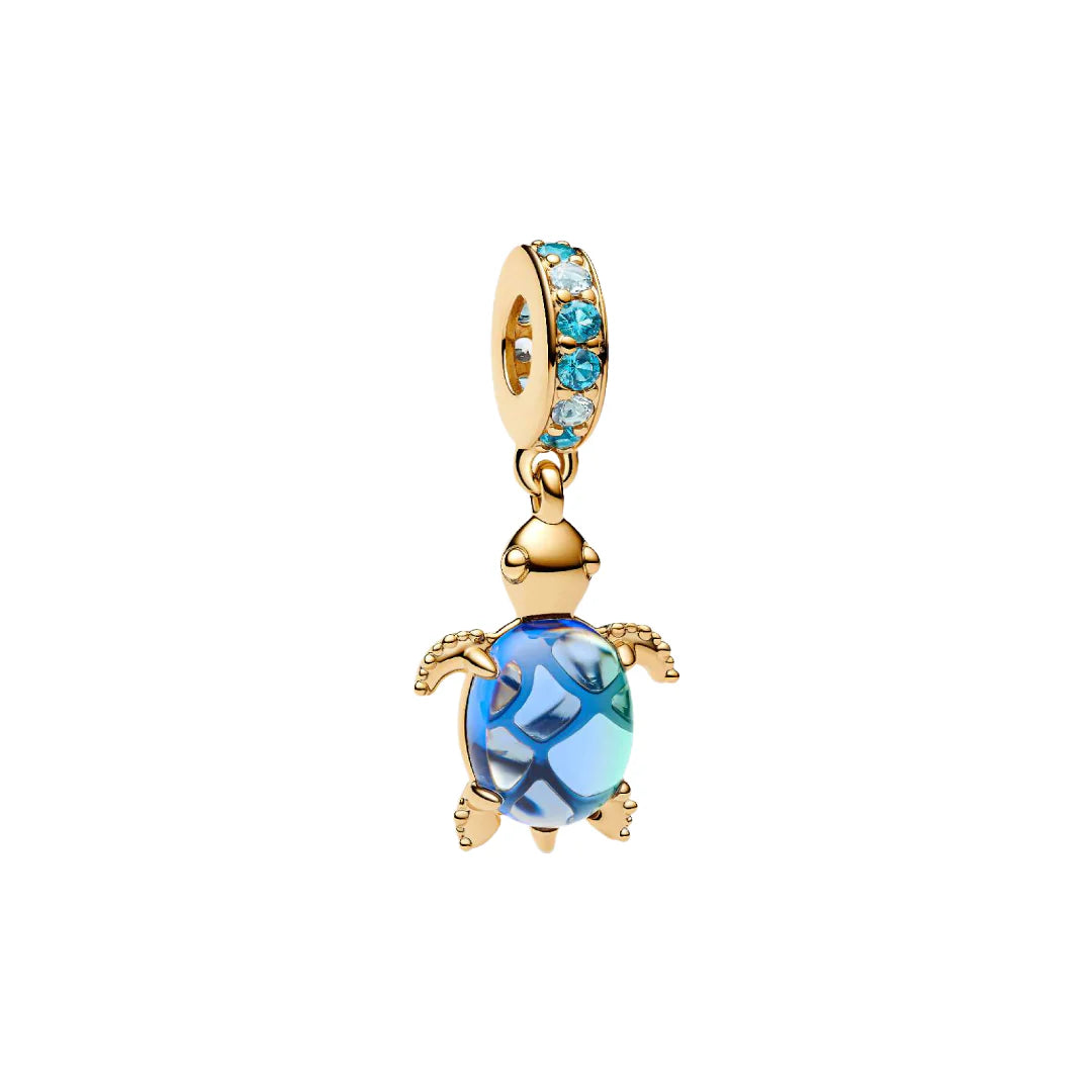 Charms 925 Sterling Silver Gold Plated Travel & Animal – Dog, Turtle, Paris Tower & Bracelet Beads