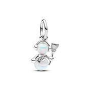 Abalorios Bonitos de Plata de Ley 925 – Estrella Rosa, Flor, Perro y Cuentas Dulces para Pulsera