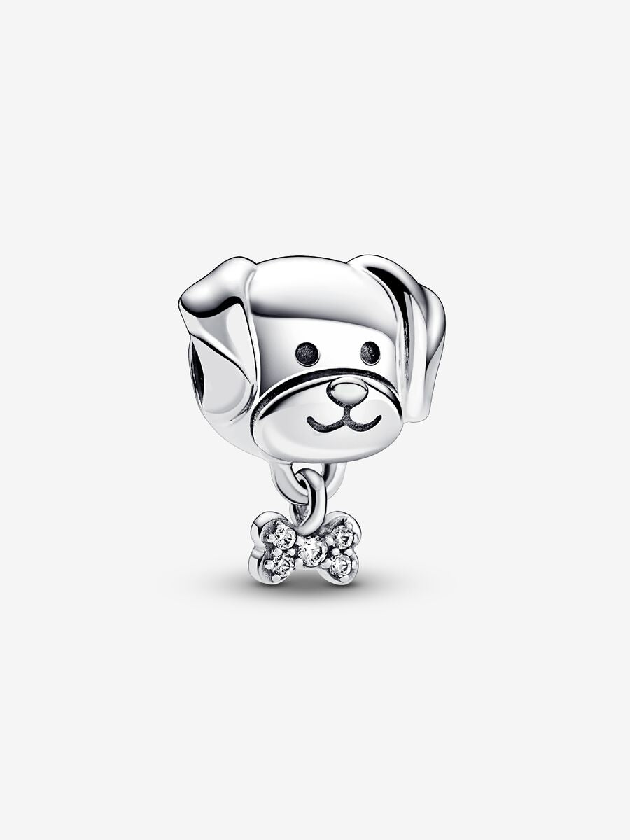 Abalorios Bonitos de Plata de Ley 925 – Estrella Rosa, Flor, Perro y Cuentas Dulces para Pulsera