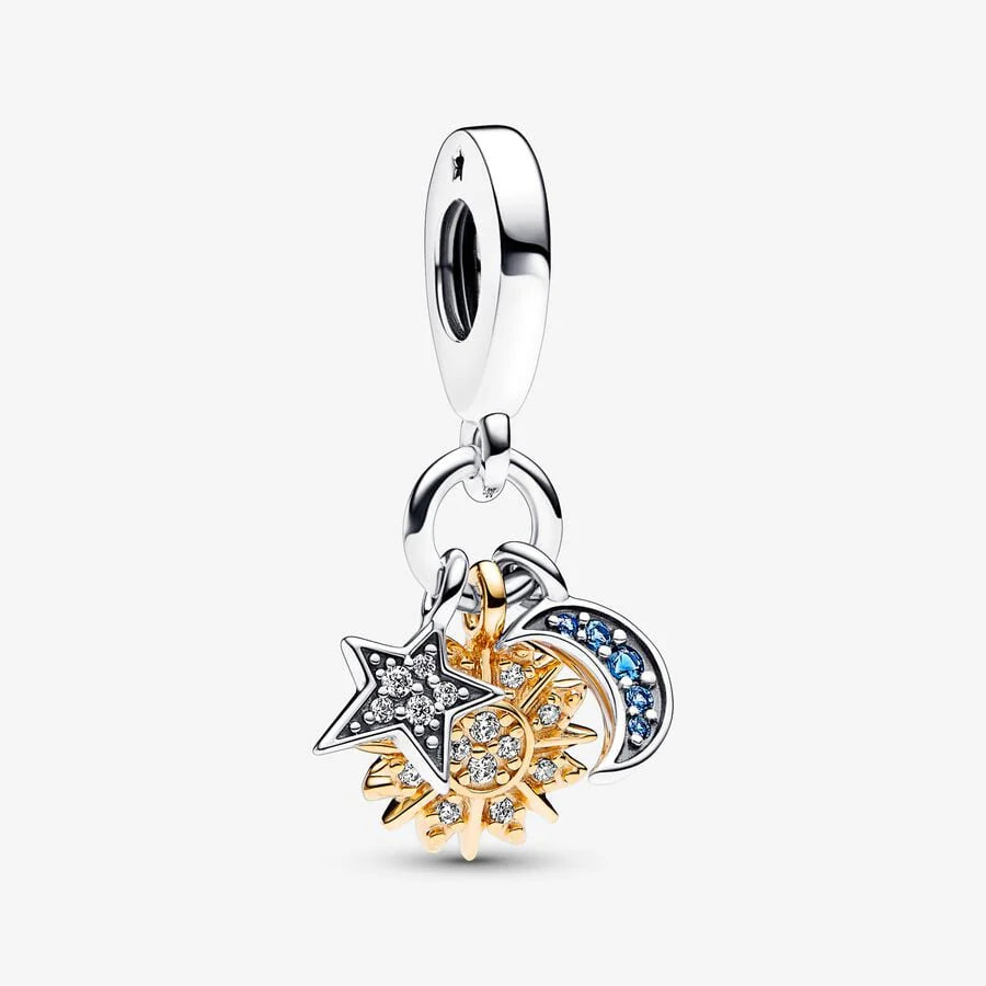 Charms Inspired in  Flower and animals | for Bracelet | Silver s925 Elegant Jewelry Accessory