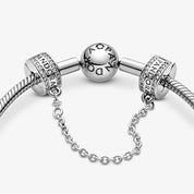 Charm de cadena de seguridad brillante