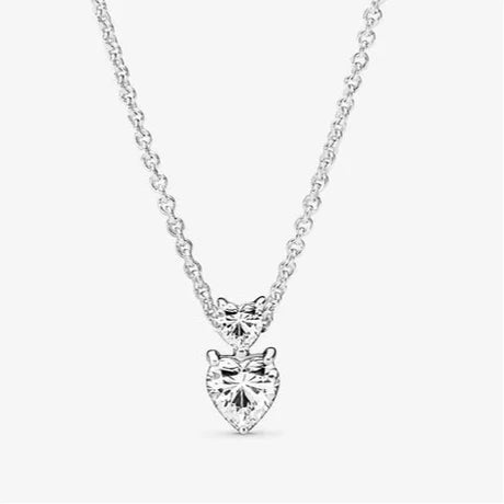 Collar de plata de ley 925: joyería minimalista y elegante para mujer