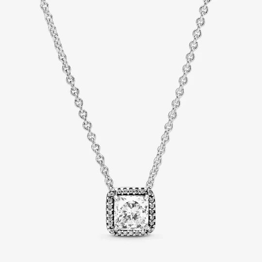 Collar de plata de ley 925: joyería minimalista y elegante para mujer