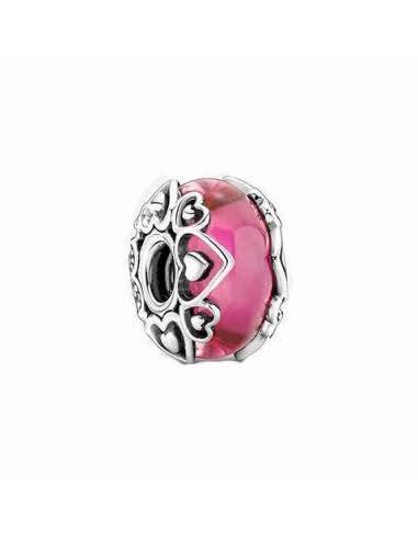 Pink & Gold Glass Bead Charms for Bracelets – Heart Design, Star Accent & Pastel Pink Beads, Colorful DIY Jewelry Accessories for Women